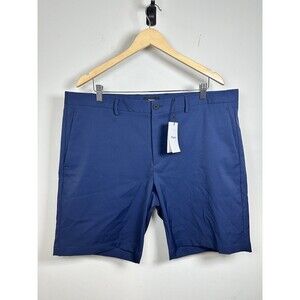 Theory Zaine Short Men Size 38 Navy Blue Chino Casual Stretch